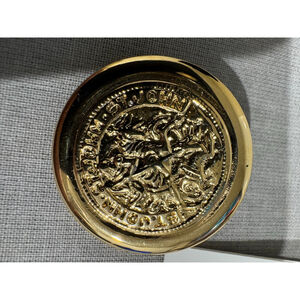 Women's St. John Coat Collection Marie Gray Gold Tone Replacement Coat Button